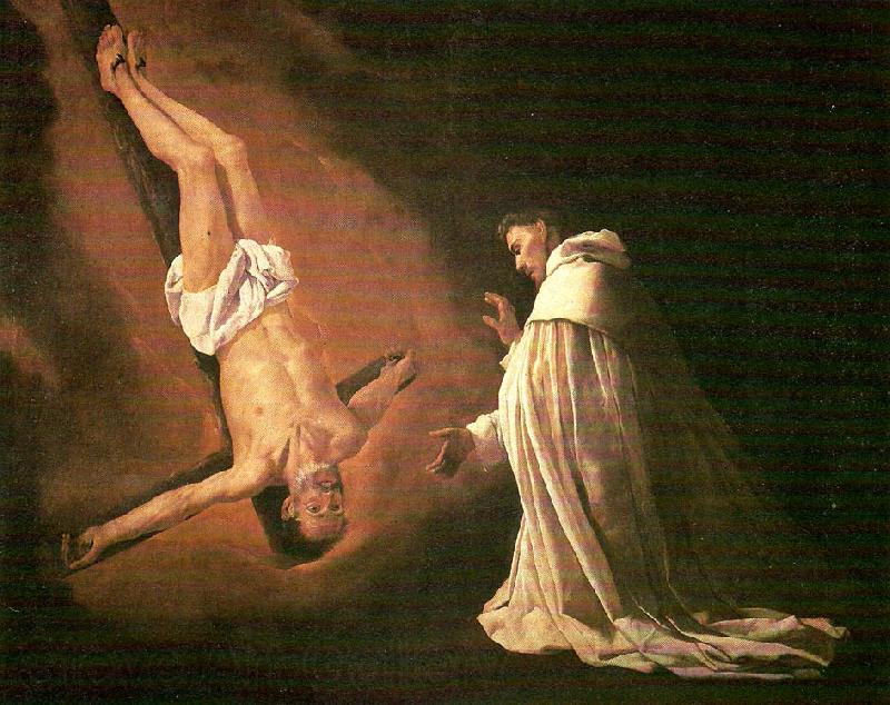 Francisco de Zurbaran peter  tothe apostle appears Norge oil painting art